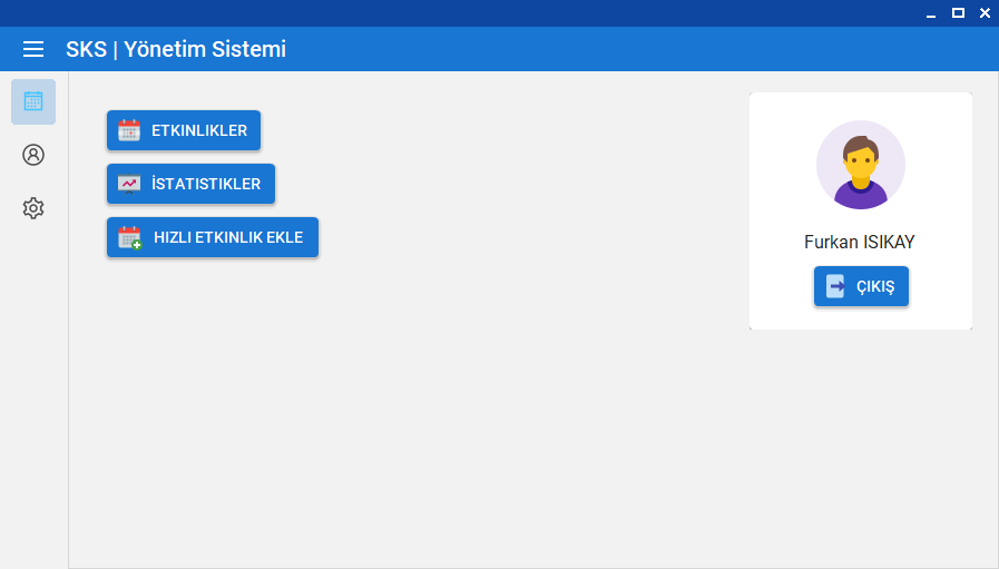BTÜ SKS Yönetim Yazılımı